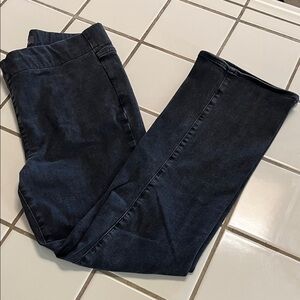 NYDJ Faded Black Pull On Jeans Size PL